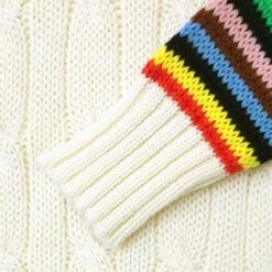 Wool Cricket Sweater -Modern Outfit Shop color croquet stripe 2