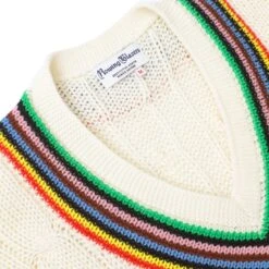 Wool Cricket Sweater -Modern Outfit Shop color croquet stripe 3