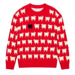 Warm & Wonderful Men's "Diana Edition" Cotton Sheep Sweater