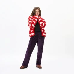 Warm & Wonderful Sheep Fleece -Modern Outfit Shop color diana red 4 471048ca 9c19 4b66 8d9c 36aa6579a027