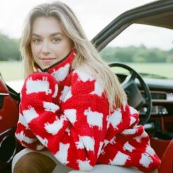 Warm & Wonderful Sheep Fleece -Modern Outfit Shop color diana red 6 84e91d99 ea3a 4c5f a932 35d9edf2e023