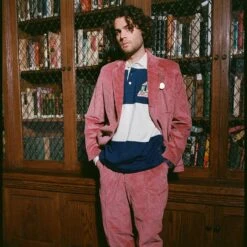 Men's Ultra Wide-Wale Corduroy Jacket -Modern Outfit Shop color dusty rose 2 5b1a1997 a76c 4d1b 8df8 0469035e74b4