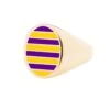 Jessica Biales Yellow And Purple Collegiate Signet Ring -Modern Outfit Shop color gold 1 330f3597 5107 48c9 9fb2 283082866333