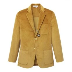 Men's Ultra Wide-Wale Corduroy Jacket -Modern Outfit Shop color gold 1 55f01171 607a 46aa 9636 c51d174937fd