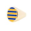 Jessica Biales Gold And Blue Collegiate Signet Ring 1 Jessica Biales Gold And Blue Collegiate Signet Ring -Modern Outfit Shop color gold 1 c20af1de 2e97 4bdc a858 e7513158dad9