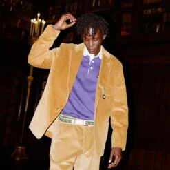 Men's Ultra Wide-Wale Corduroy Jacket -Modern Outfit Shop color gold 4 a1e85a7e 63a1 4b6a 9a42 57b1a9ac5a35