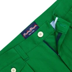 Men's Pleated Relaxed Fit Cotton Twill Trousers -Modern Outfit Shop color green 2 6a902b62 92fc 4ed7 aea2 6ba0c7abb259