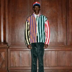 Men's Ultra Wide-Wale Corduroy Trousers -Modern Outfit Shop color green 4 d12e6b64 2e43 4468 a043 23cf80e0722b