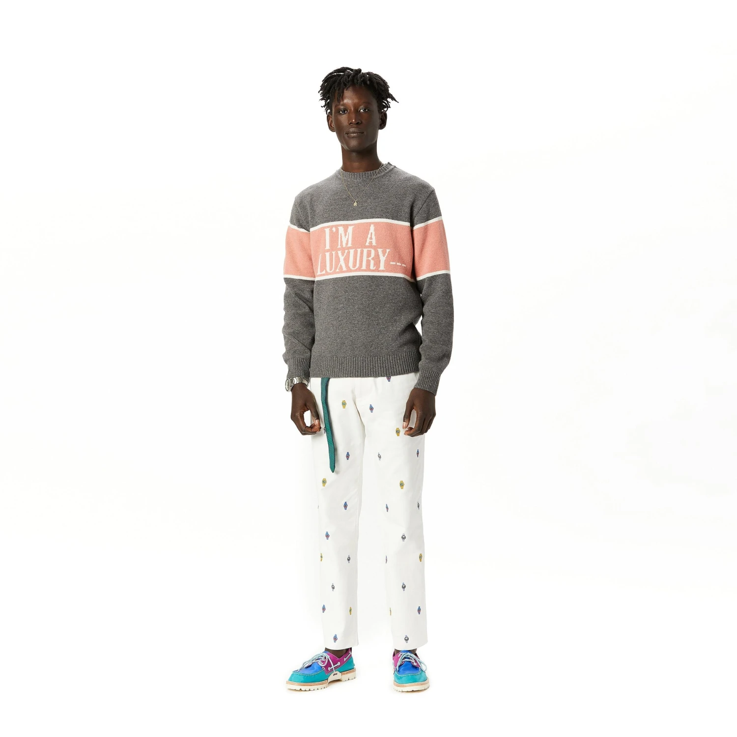 Gyles & George Men's "I'm A Luxury" Sweater 20 Gyles & George Men's "I'm A Luxury" Sweater - Image 18