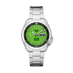 Rowing Blazers X Seiko 5 Sports Watch (Limited Edition 2022) -Modern Outfit Shop color lime 1