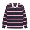 Hockney Stripe #2 Rugby 2 Hockney Stripe #2 Rugby -Modern Outfit Shop color navy pink 1
