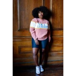 Gyles & George Women's "I'm A Luxury" Sweater 31 Gyles & George Women's "I'm A Luxury" Sweater -Modern Outfit Shop color pink 10 d846e6b4 d06d 4c6f 9529 ceca0d0c6e5b