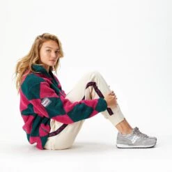 Harlequin Deep-Pile Sherpa "Jockey" Fleece 30 Harlequin Deep-Pile Sherpa "Jockey" Fleece -Modern Outfit Shop color pink green 6 f3af1701 f4fa 4bb6 bfc1 b8746b150e97