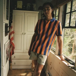 Yarn-Dye 1992 Games Polo 25 Yarn-Dye 1992 Games Polo -Modern Outfit Shop color purple orange 4