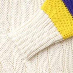 Wool Cricket Sweater -Modern Outfit Shop color purple yellow 2 d9898298 b936 4f70 9812 ef0b67237f18