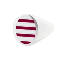 Jessica Biales Crimson And White Collegiate Signet Ring -Modern Outfit Shop color silver 1 3d988237 da89 416f 83ba d9647763fcf1