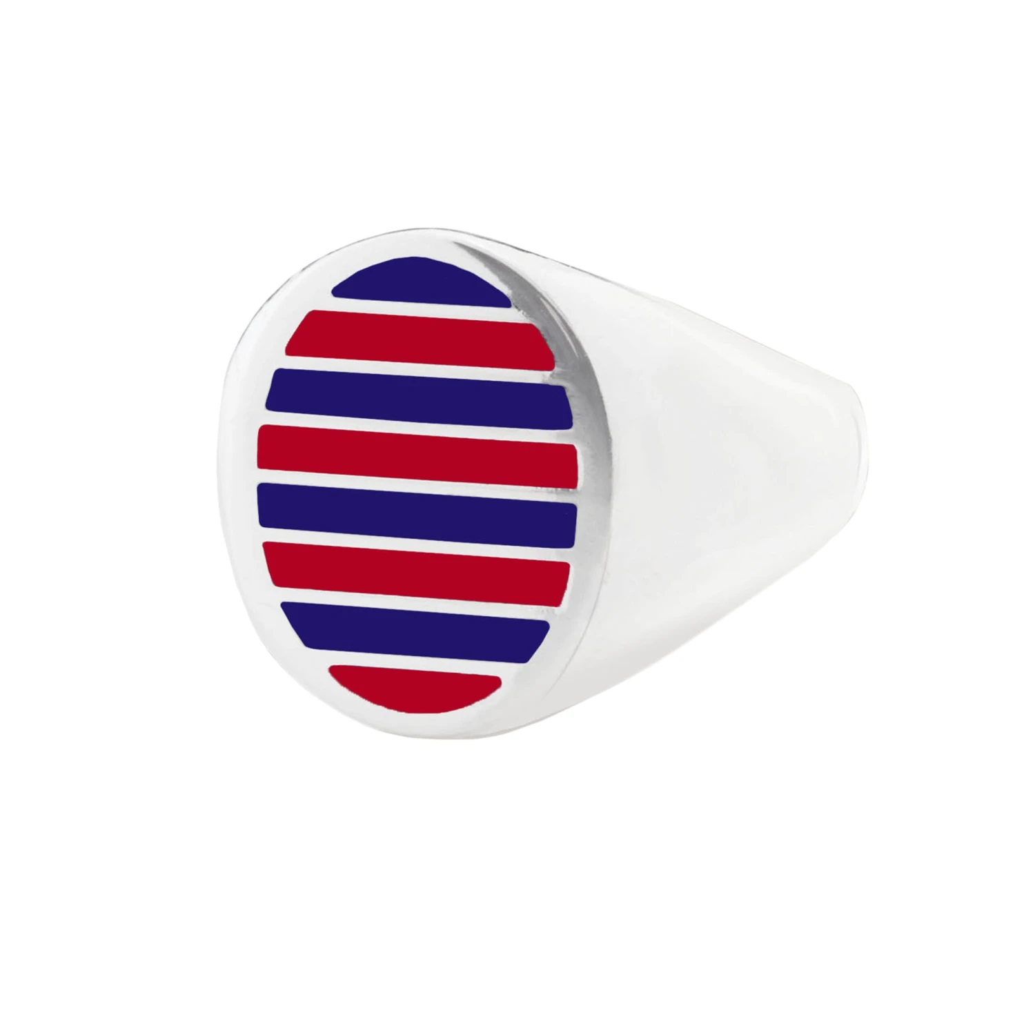 Jessica Biales Red And Navy Collegiate Signet Ring 4 Jessica Biales Red And Navy Collegiate Signet Ring - Image 2