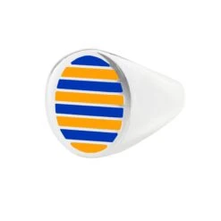 Jessica Biales Gold And Blue Collegiate Signet Ring 5 Jessica Biales Gold And Blue Collegiate Signet Ring -Modern Outfit Shop color silver 1 f9f6bbc8 c8b2 44b3 8212 4d360aabb075