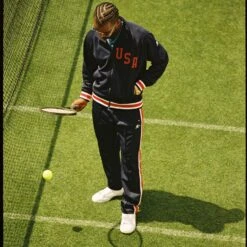 Arthur Ashe Champions Warm-Up Bottoms -Modern Outfit Shop color u s a 5 712e694f b2f6 4d5a 90f3 72237e408abe