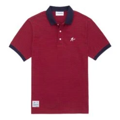 Arthur Ashe 1968 Tennis Polo 19 Arthur Ashe 1968 Tennis Polo -Modern Outfit Shop color u s a micro stripe 1