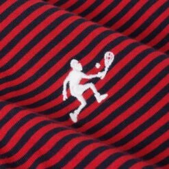 Arthur Ashe 1968 Tennis Polo 21 Arthur Ashe 1968 Tennis Polo -Modern Outfit Shop color u s a micro stripe 2