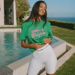 Rowing Blazers Women's Bike Shorts -Modern Outfit Shop color white 3 d9404b4e adb3 4d81 80d7 c432b9705e53