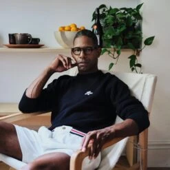 Arthur Ashe Shorts -Modern Outfit Shop color white u s a 4