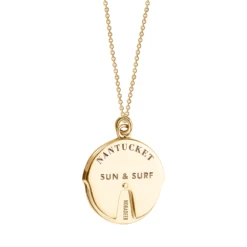 Nantucket Spinner Charm -Modern Outfit Shop gold nantucket sun surf necklace jet set candy
