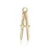 Skis Charm -Modern Outfit Shop gold ski charm jet set candy