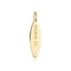St. Barths Surfboard Charm 2 St. Barths Surfboard Charm -Modern Outfit Shop gold st barths surfboard charm jet set candy