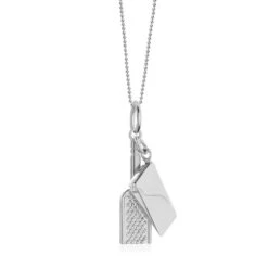 Parmesan Cheese & Grater Charm -Modern Outfit Shop silver italy cheese grater charm necklace jet set candy