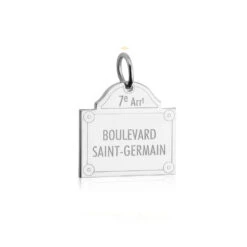 Boulevard Saint-Germain Paris Sign Charm