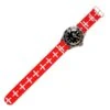Watch Strap In Swiss Red And White -Modern Outfit Shop watchstrap swiss