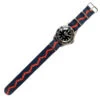 Watch Strap In Navy And Red Zig Zag -Modern Outfit Shop zigzagcorrectedwatch 28e881a5 2632 4c6e b7b3 f1e3aed51a91